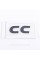 Emblem sticker on the trunk lid CC Volkswagen Volkswagen 6 x 2.3 cm Chrome