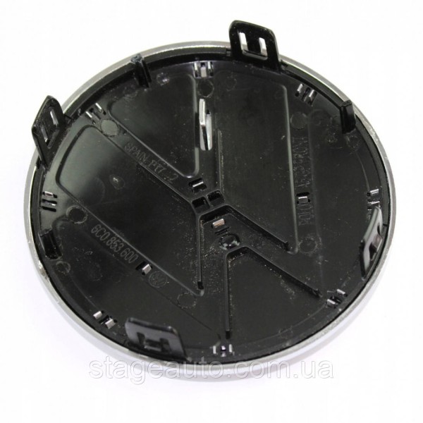 Front emblem Volkswagen Volkswagen 120 mm VW POLO 5 (2014-2017) - Chrome (6C0 853 600-2)