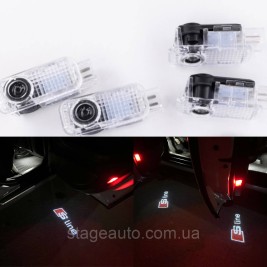 Projector logo illumination for Audi doors Audi S-line Logo + Inscription A3 A4 A5 A6 A7 A8 Q7 Q5 Q3