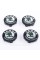 Caps plugs for alloy wheels Skoda Skoda 60 mm Black