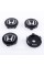 Caps plugs for alloy wheels Honda Honda 60 mm Black