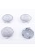 Caps plugs for alloy wheels Mazda Mazda 60 mm Gray Chrome