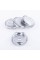 Caps plugs for alloy wheels Mazda Mazda 60 mm Gray Chrome
