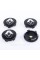 Caps plugs for alloy wheels Renault Renault 60 mm Black