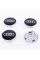 Caps plugs for alloy wheels Audi 60 mm black