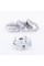 Caps plugs for alloy wheels Audi Audi 60 mm Gray Chrome
