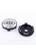 Caps plugs for alloy wheels Audi Audi 60 mm Gray + Black