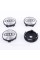 Caps plugs for alloy wheels Audi Audi 60 mm Gray + Black