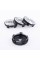 Caps plugs for alloy wheels Audi Audi 60 mm Gray + Black