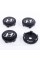 Caps plugs for alloy wheels Hyundai 60 mm Black