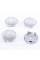 Caps plugs for alloy wheels Toyota Toyota 60 mm Gray Chrome