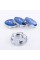 Caps plugs for alloy wheels Subaru Subaru 60 mm Blue
