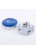 Caps plugs for alloy wheels Subaru Subaru 60 mm Blue
