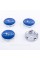 Caps plugs for alloy wheels Subaru Subaru 60 mm Blue