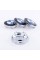 Caps plugs for alloy wheels BMW 60 mm white blue