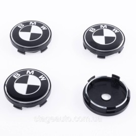 Caps plugs for alloy wheels BMW 60 mm black white