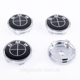 Caps plugs for alloy wheels BMW 60 mm completely black