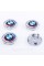 Caps plugs for alloy wheels BMW BMW 60 mm anniversary 50 years Motorsport