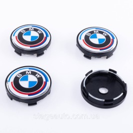 Caps plugs for alloy wheels BMW BMW 60 mm anniversary 50 years Motorsport