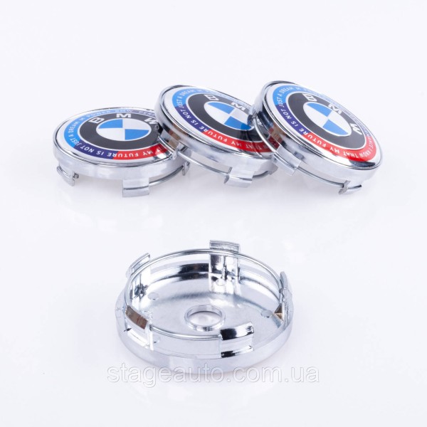 Caps plugs for alloy wheels BMW BMW 60 mm anniversary 50 years Motorsport