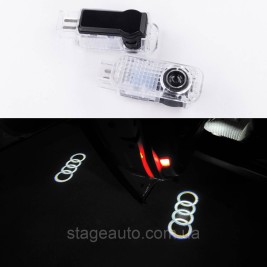 Projector logo illumination for doors with Audi logo Audi A3 A4 A5 A6 A7 A8 Q7 Q5 Q3