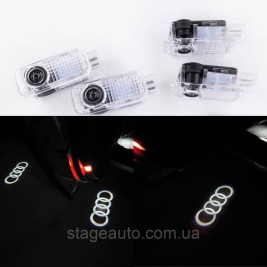 Projector logo illumination for doors with Audi logo Audi A3 A4 A5 A6 A7 A8 Q7 Q5 Q3