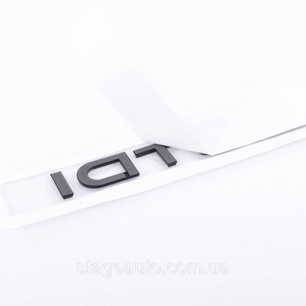 Audi trunk badge, Audi trunk inscription, Audi 2.0TDI Black gloss