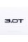Trunk label, trunk inscription Audi, Audi 3.0T, A3, A4, A5, A6, A7, A8, Q3, Q5, Q7, 3.0T