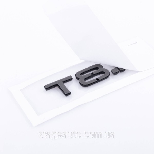 Trunk nameplate, trunk inscription Audi, Audi 1.8T, A3, A4, A5, A6, A7, A8, Q3, Q5, Q7, 1.8T