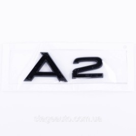A2 Audi Black Emblem Sticker for Trunk Lid