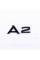 A2 Audi Black Emblem Sticker for Trunk Lid