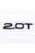 Trunk label, trunk inscription Audi, Audi 2.0T, A3, A4, A5, A6, A7, A8, Q3, Q5, Q7, 3.0T
