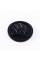 Emblem badge on the hood, trunk Skoda Skoda 90mm black matte 32D853621A