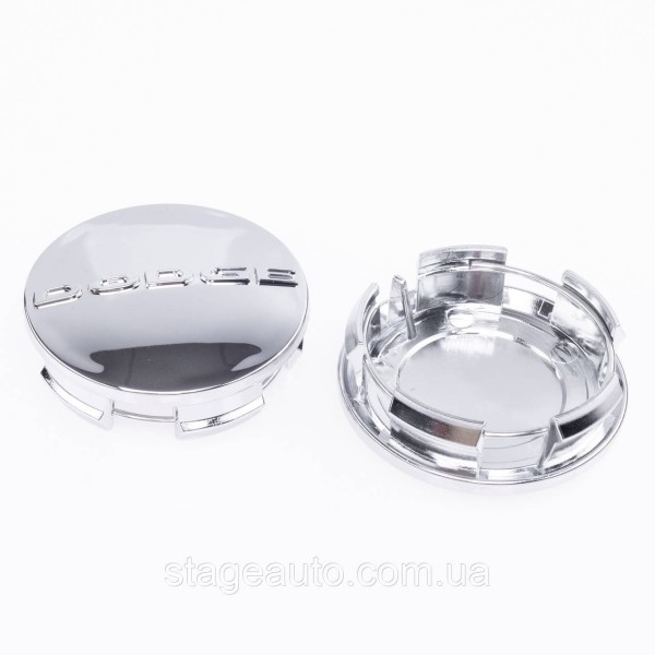 Caps plugs for alloy wheels Dodge 63 mm, 1LB72TRMAA Dodge chrome