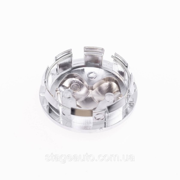 Caps plugs for alloy wheels Dodge 63 mm, 1LB72TRMAA Dodge chrome bull