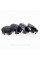 Dodge alloy wheel caps 63 mm, 1LB72TRMAA Dodge black gloss