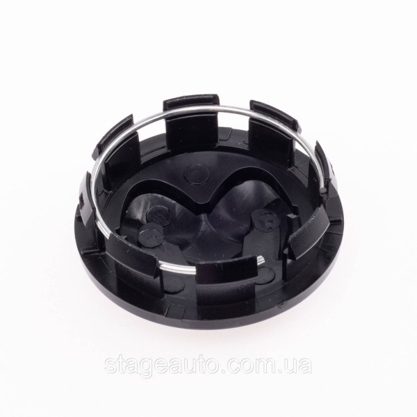 Dodge alloy wheel caps 63 mm, 1LB72TRMAA Dodge black gloss bull