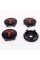 Caps plugs for alloy wheels TESLA Tesla 60 mm Black