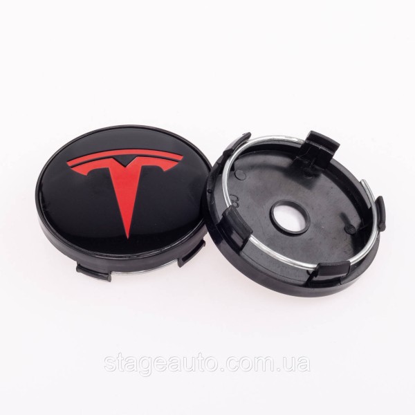 Caps plugs for alloy wheels TESLA Tesla 60 mm Black