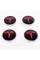 Caps plugs for alloy wheels TESLA Tesla 60 mm Black