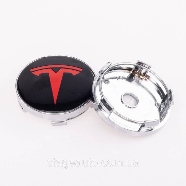 Caps plugs for alloy wheels TESLA Tesla 60 mm Black