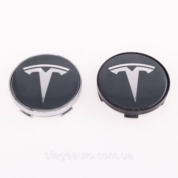 Caps plugs for alloy wheels TESLA Tesla 60 mm gray