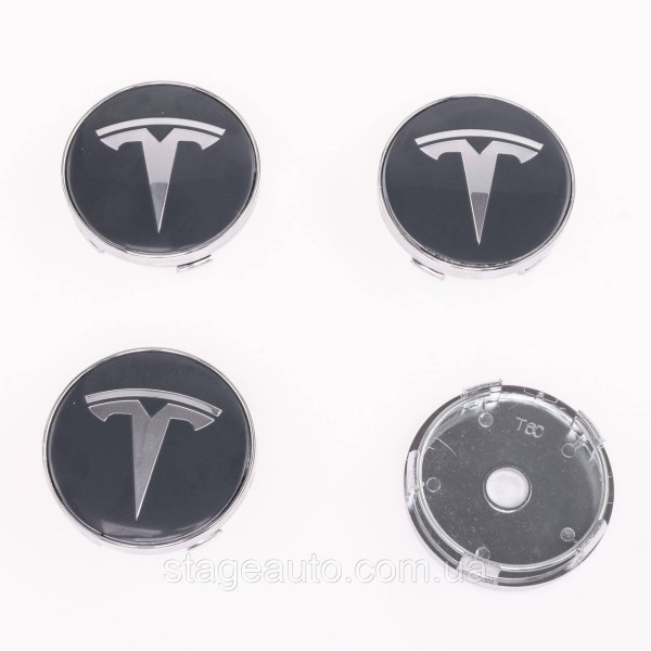 Caps plugs for alloy wheels TESLA Tesla 60 mm Gray