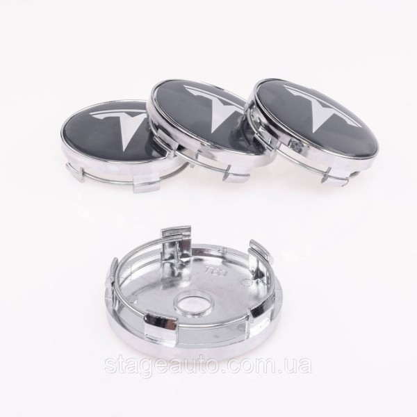 Caps plugs for alloy wheels TESLA Tesla 60 mm Gray