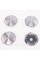 Caps plugs for alloy wheels TESLA Tesla 60 mm Silver
