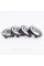 Caps plugs for alloy wheels Toyota 60 mm Gray + Black