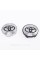 Caps plugs for alloy wheels Toyota 60 mm Gray + Black