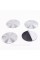 Stickers for caps plugs in TESLA disks Tesla 56 mm Silver 4 pcs