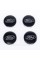 Caps plugs for alloy wheels Ford Ford 60 mm Black