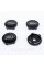 Caps plugs for alloy wheels Ford Ford 60 mm Black